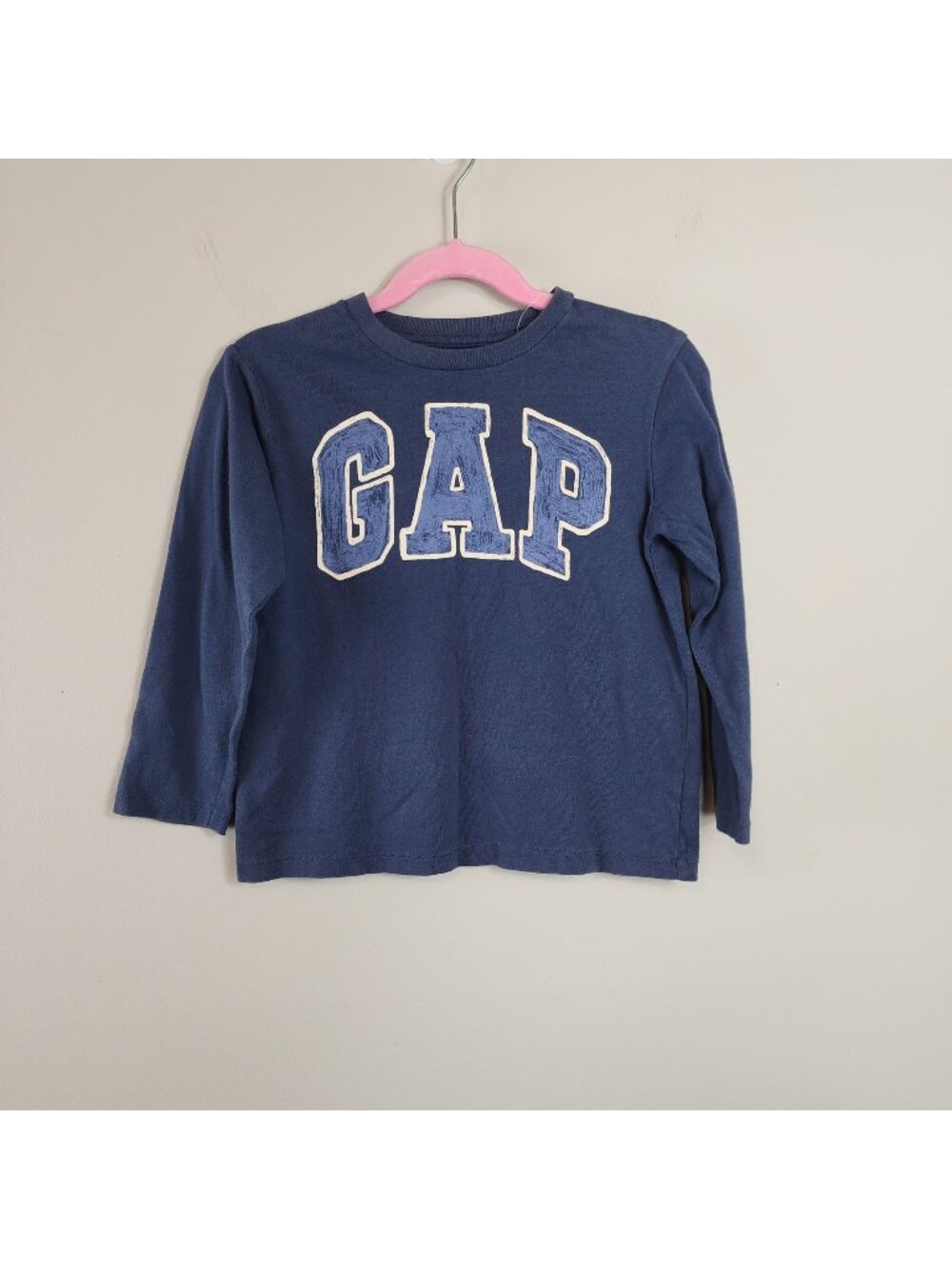 Baby Gap New Long Sleeve Shirt sz 4 years Blue Gap Logo